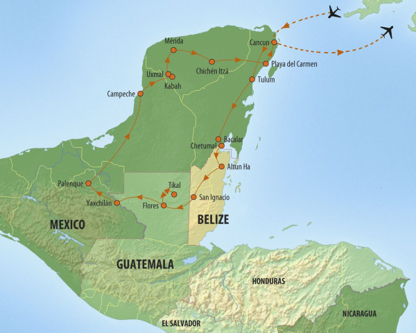 Mittelamerika Reise Kombination Mexiko Belize Guatemala Meso Reisen