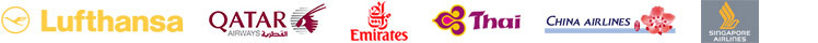 Airline Logos Indochina-Kombinationen