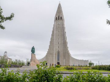 Island Reykjavik Kirche Hallgrimskirkja
