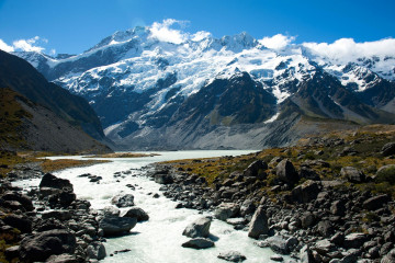 Neuseeland Südinsel Gletscher