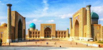 Usbekistan Reise - Registan-Platz in Samarkand