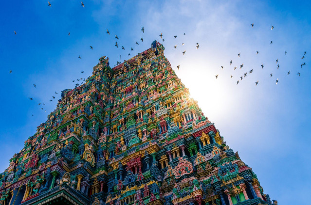 Indien Reise: Meenakshi Tempel 