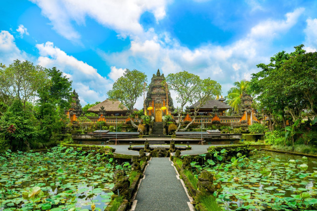 Reise Indonesien: Pura Taman Saraswati Tempel