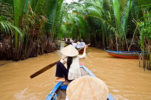 Vietnam Reise: Boote - Mekongdelta