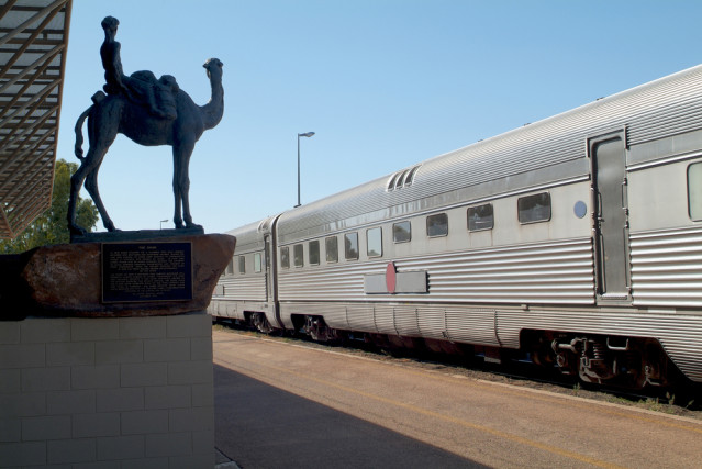Australien Reise - Bahnhof Alice Springs