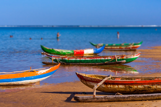 Boote in Foulpointe