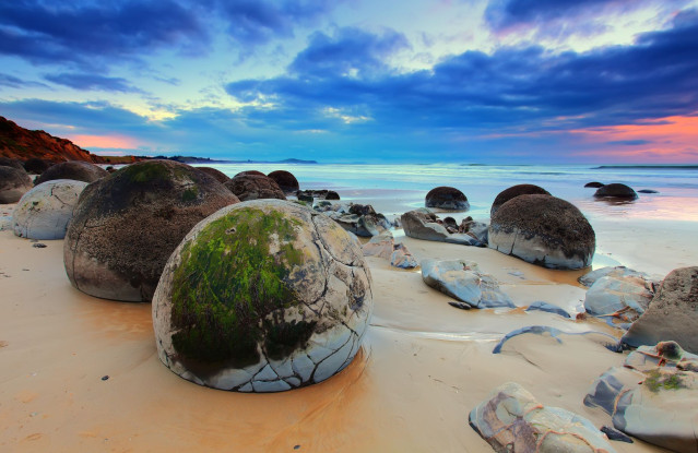Neuseeland Reise - Moeraki Boulders
