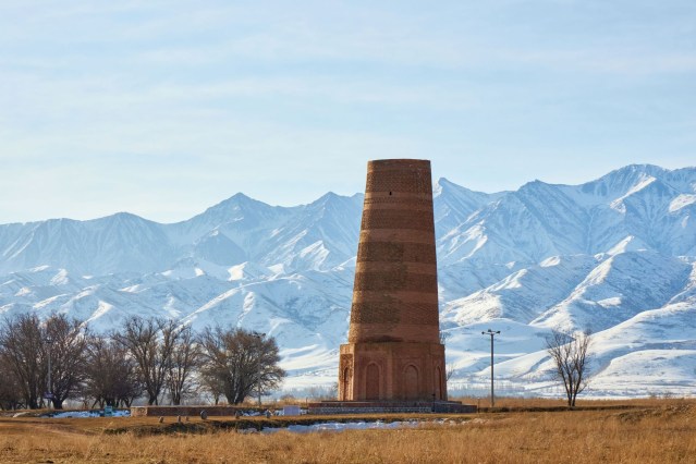 Kasachstan Kirgisistan Reise - Burana-Turm