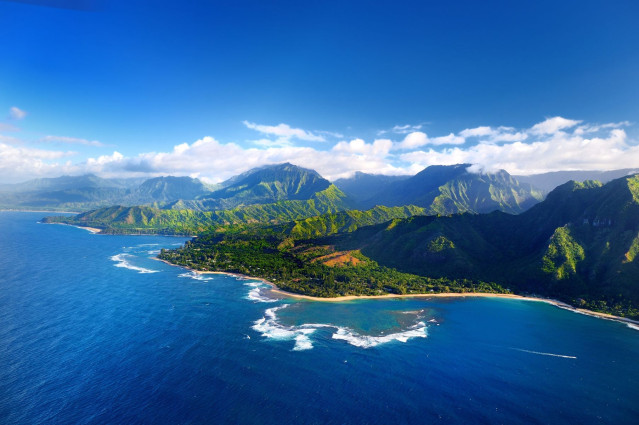 Hawaii Helikopter Ausblick
