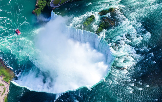 Niagara Fälle von oben