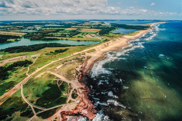 Prince Edward Island aus der Luft