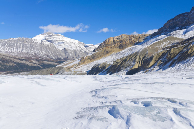 Alberta Athabasca Gletscher Columbia Icefield im Japser Nationalpark
