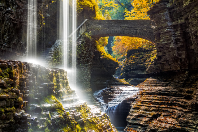 Watkins Glen State Park Wasserfall