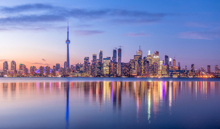 Foto aus Osten: Kanada Toronto City