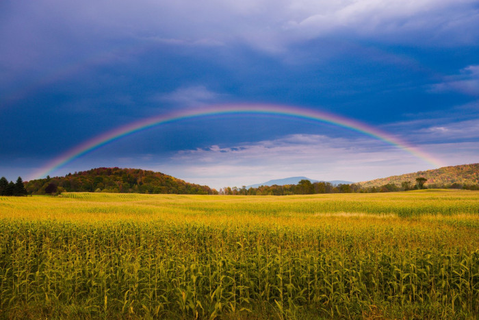 Foto aus Vermont: Regenbogen