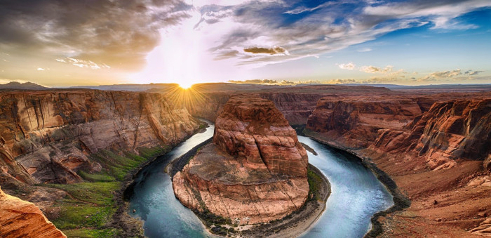 Foto aus Südwesten: Westen der USA