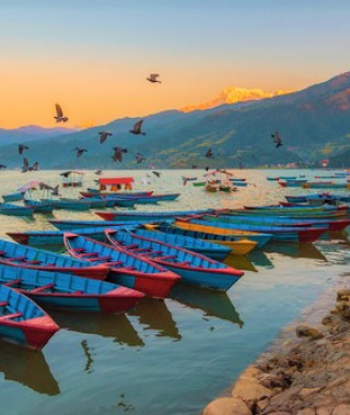 Reisebild - Lake Pokhara- Nepal