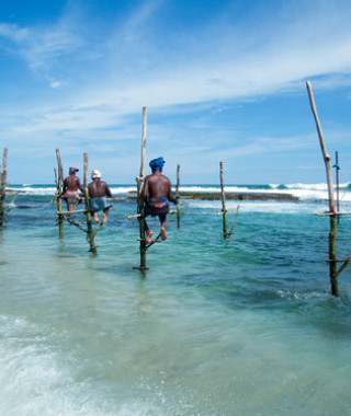Reisebild - Sri Lanka: Traditionelles Fischen