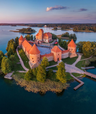 Reisebild - Wasserburg Trakai, Litauen
