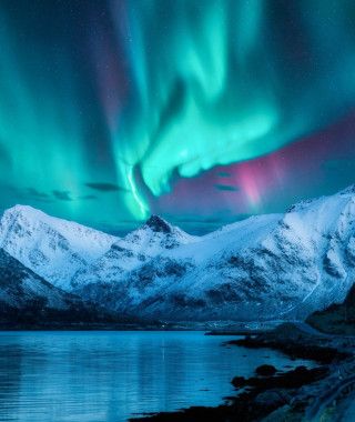 Reisebild - Nordlichter Lofoten