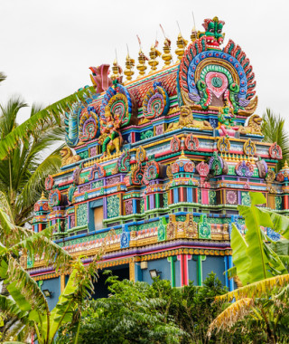 Reisebild - Tempel in Saint Pierre