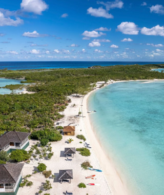 Reisebild - Bahamas - schwimmende Schweine