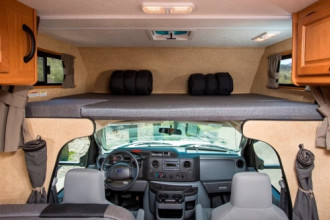 Reisebild: Innenansicht Alkoven ©Cruise America, Canada