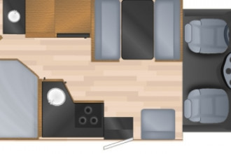 Floorplan Tag ©Cruise America, Canada Reisebild: Floorplan Tag ©Cruise America, Canada