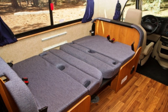 Innenansicht Schlafbereich Reisebild: Innenansicht Schlafbereich