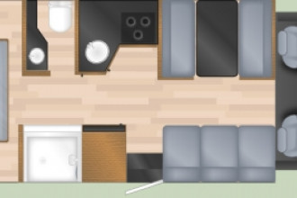 Floorplan Tag ©Cruise America, Canada Reisebild: Floorplan Tag ©Cruise America, Canada