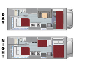 El Monte RV Innenansicht By: El Monte RV Reisebild: El Monte RV Innenansicht