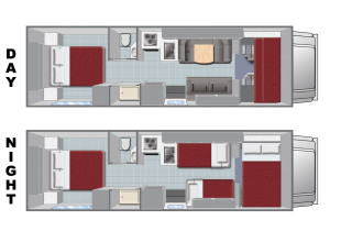 El Monte RV Innenansicht By: El Monte RV Reisebild: El Monte RV Innenansicht