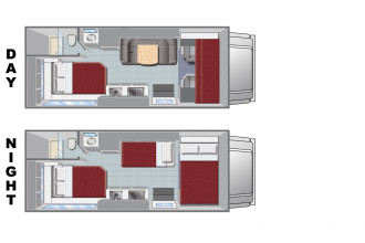 El Monte RV Innenansicht By: El Monte RV Reisebild: El Monte RV Innenansicht