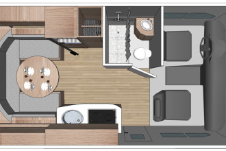 Wohnmobil Urlaub Kanada Fraserway C-Small Innenansicht am Tag By: Fraserway RV Reisebild: Wohnmobil Urlaub Kanada Fraserway C-Small Innenansicht am Tag