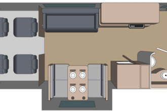 Wohnmobil Urlaub Kanada Fraserway Overlander Innenansicht am Tag By: Fraserway RV Reisebild: Wohnmobil Urlaub Kanada Fraserway Overlander Innenansicht am Tag