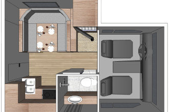 Wohnmobil Urlaub Kanada Fraserway Truck Camper mit Slide Out Innenansicht am Tag By: Fraserway RV Reisebild: Wohnmobil Urlaub Kanada Fraserway Truck Camper mit Slide Out Innenansicht am Tag