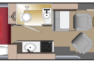 Wohnmobil Urlaub Kanada Fraserway Innenansicht am Tag Van Conversion By: Fraserway RV Reisebild: Wohnmobil Urlaub Kanada Fraserway Innenansicht am Tag Van Conversion
