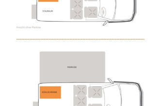 Land Cruiser Prado Allrad Floorplan By: RedSands Campers Reisebild: Land Cruiser Prado Allrad Floorplan