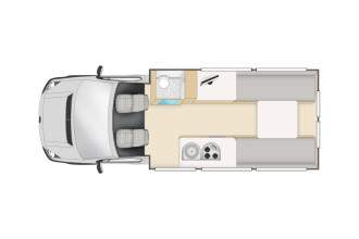 Reisebild: Cheapa 2 Berth Floorplan Tag