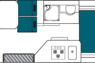 Maui Ultima Floorplan Nacht By: THL Reisebild: Maui Ultima Floorplan Nacht