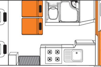 Britz Discovery Floorplan Nacht By: THL Reisebild: Britz Discovery Floorplan Nacht