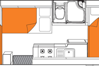 Britz Frontier Floorplan Nacht By: THL Reisebild: Britz Frontier Floorplan Nacht