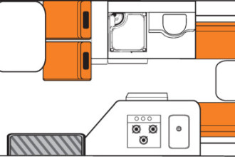 Britz Venturer Floorplan Tag By: THL Reisebild: Britz Venturer Floorplan Tag