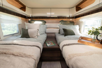 Britz Wanderer Bett By: THL Reisebild: Britz Wanderer Bett