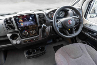 Britz Wanderer Fahrerkabine By: THL Reisebild: Britz Wanderer Fahrerkabine