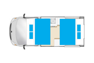 Reisebild: Cheapa Endeavour Floorplan Nacht