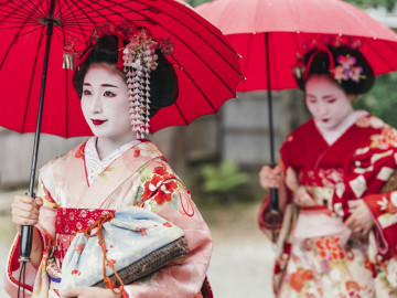 Japan Geisha Frauen in Kyoto