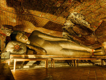Sri Lanka Reise: Dambulla Höhlentempel
