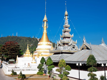 Thailand Reise: Temple Chong Klang und Chong Kham in Mae Hong Son