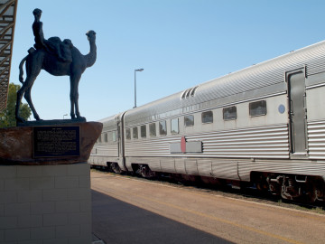 Australien Reise - Bahnhof Alice Springs